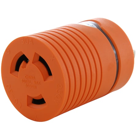 Ac Works Plug Adapter, L6-30R, L6-20P, 0 ft., Orange ADL620L630